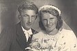 Svatba manželů Zdeňky a Václava Šelmátových 15. září 1945
