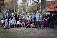 Přípravný tým vepřových hodů v hasičském klubu v Zahrádce 29. 10. 2021