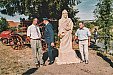 Slavnostní odhalení sochy sv. Floriána v Železném Újezdě 16. 8. 2003
