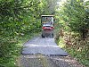 Oprava lesní cesty do Štědrého nad Čečovicemi. Některé úseky byly vyasvaltovány.