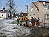15:13 Oprava prasklého vodovodního potrubí v Čečovicích 8.2.2012