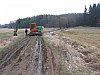 Oprava cesty v Měrčíně - březen 2016